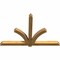 Ekena Millwork Redmond Rough Sawn Timber Gable Bracket, Western Red Cedar, 72"W x 48"H x 4"D x 4"F, 16/12 Pitch GBW072X48X0404RED00RWR - alternate 3